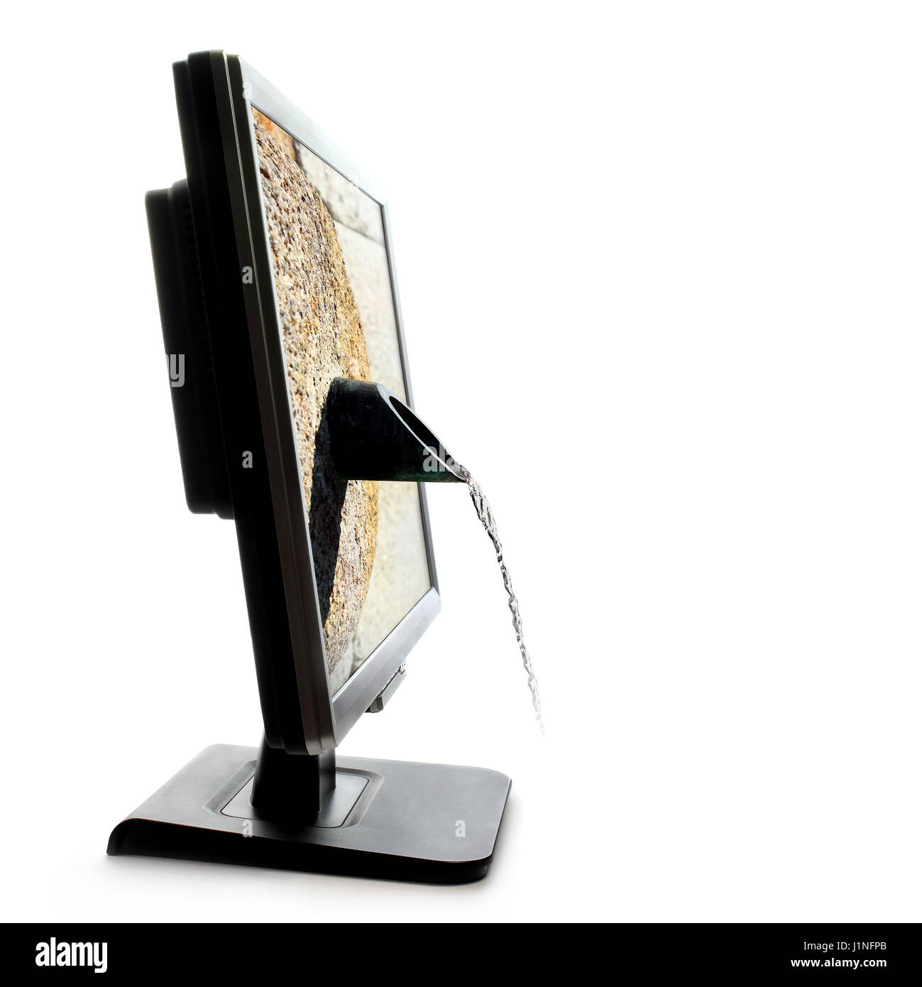 Fontana di schermo Foto Stock