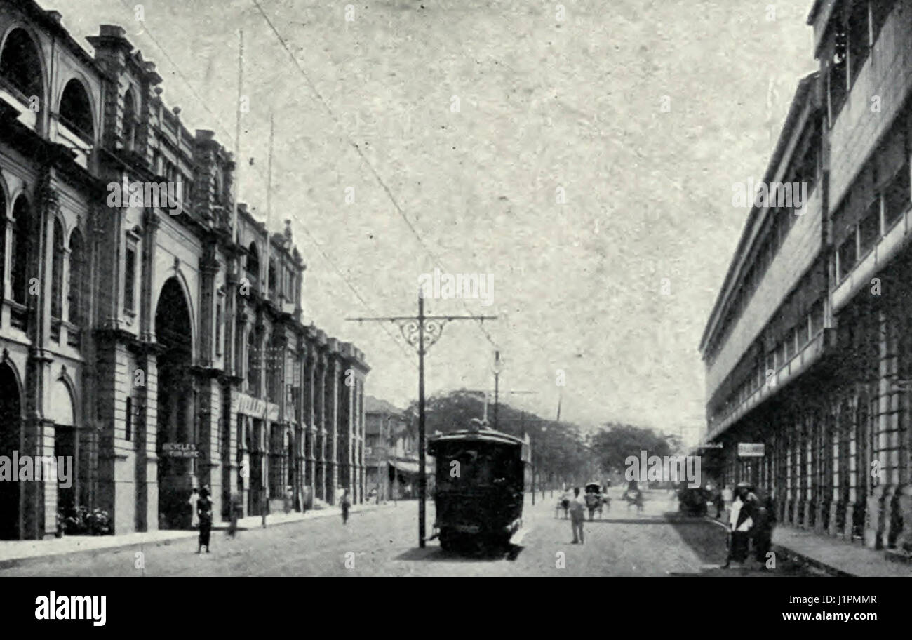 York Street, Colombo, Ceylon, circa 1900 Foto Stock