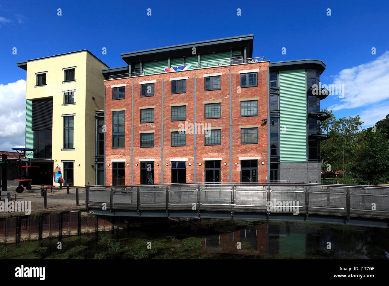 Il Centro Nazionale per l'artigianato e il design, Sleaford città mercato, Lincolnshire, England, Regno Unito Foto Stock
