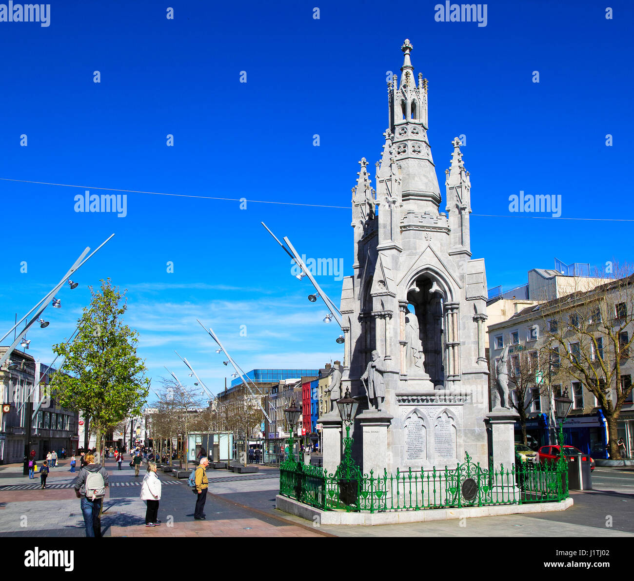 Monumento nazionale memorial, Grand Parade, città di Cork, nella contea di Cork, Irlanda, Repubblica Irlandese Foto Stock