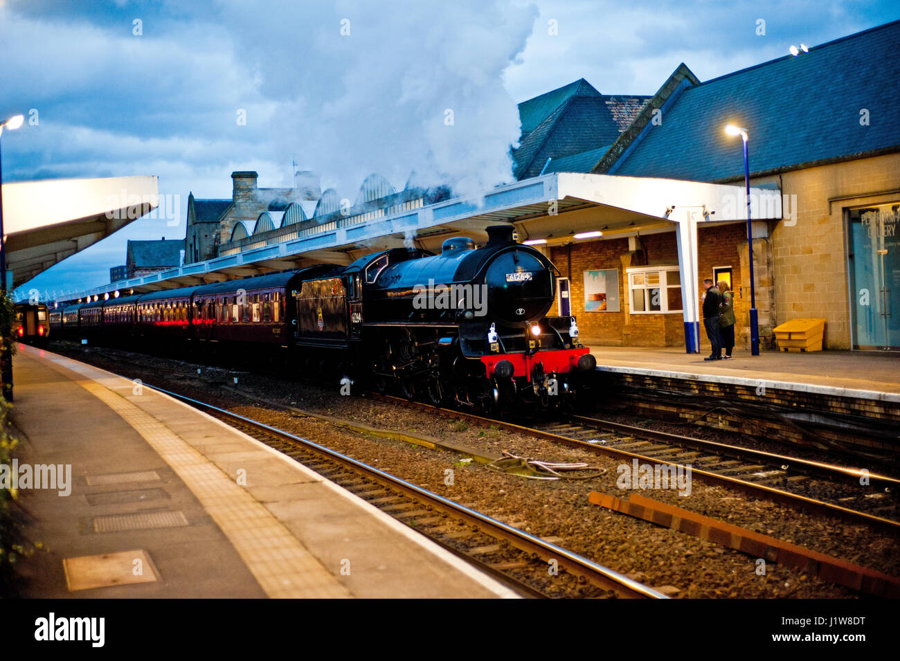 Classe B1 n. 61264 a Middlesbrough Stazione, Cleveland Foto Stock