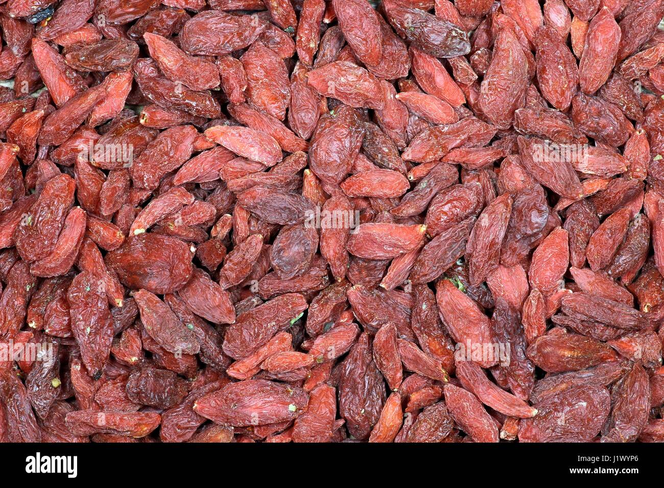 Essiccati goji bacche per uso in background Foto Stock