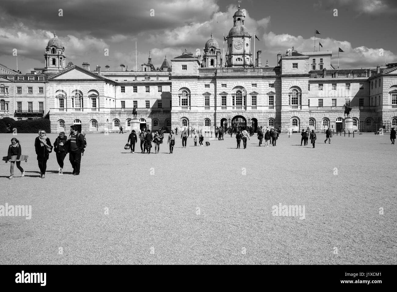 La Sfilata delle Guardie a Cavallo, London, Regno Unito Foto Stock