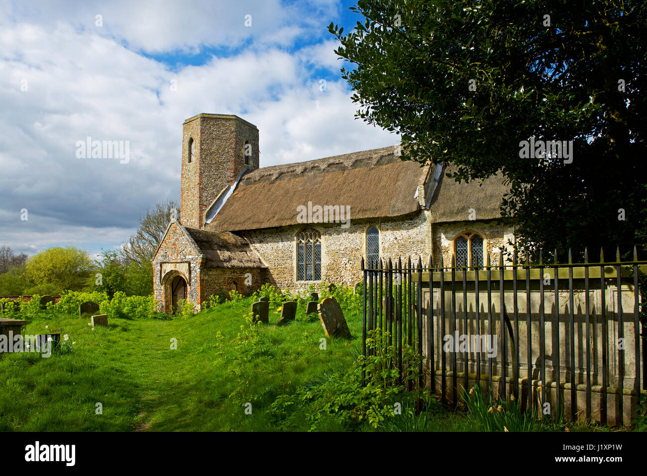 La chiesa di Saint Gregory, Heckingham, Norfolk, Inghilterra, Regno Unito Foto Stock