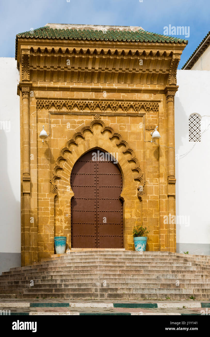 Madrasa marinid di Salé (médersa mérinide de salé), Rabat-vendita, Marocco Foto Stock