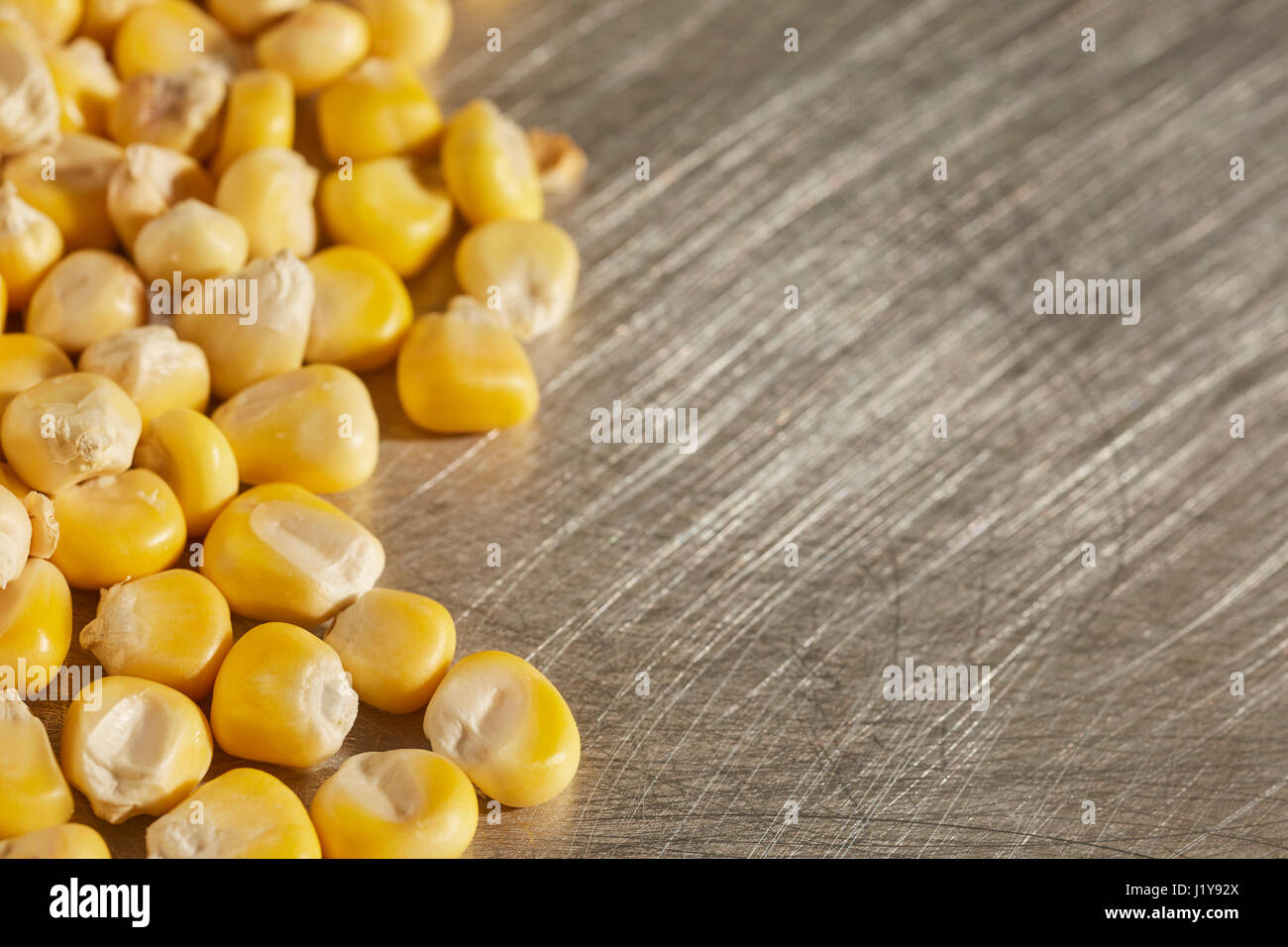 Chicchi di essiccato nativo americano di mais vitreo Foto Stock