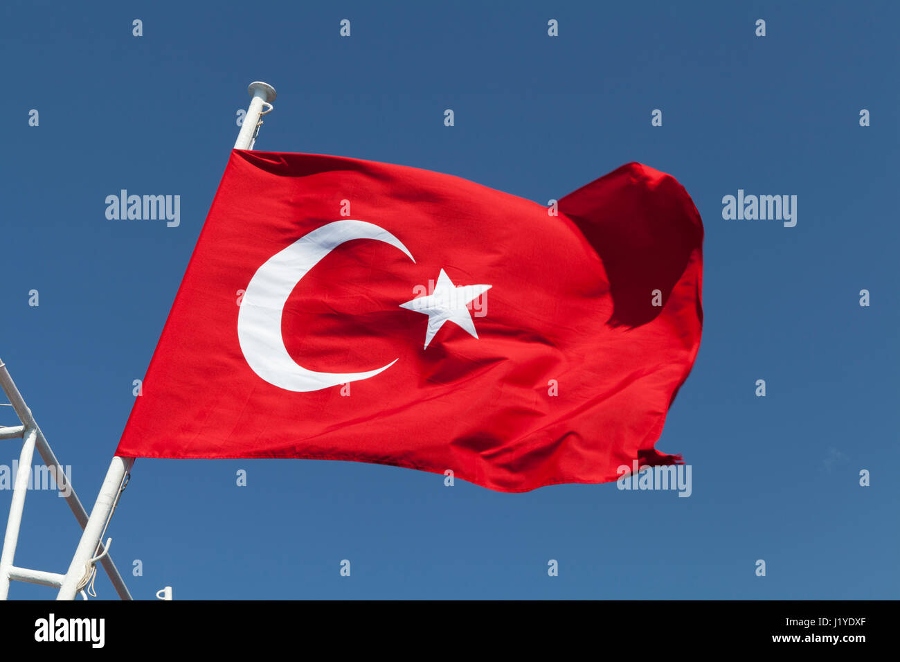 Bandiera turca Foto Stock