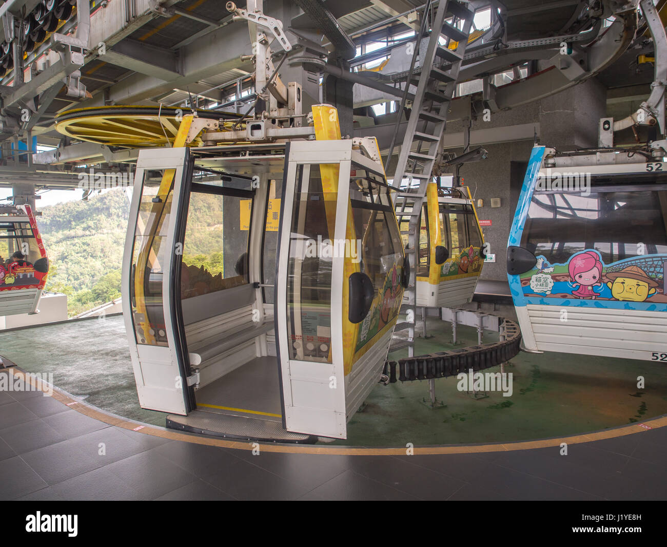 Maokong, Taiwan - 19 Ottobre 2016: Maokong Gondola nella nuova città di Taipei Foto Stock