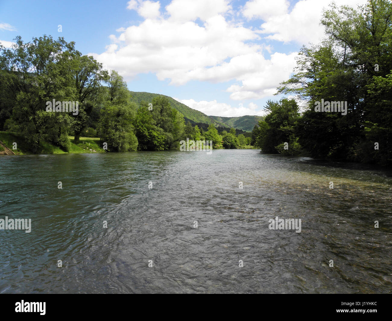 Brod na Kupi,fiume Kupa flusso,croazia,l'Europa,3 Foto Stock