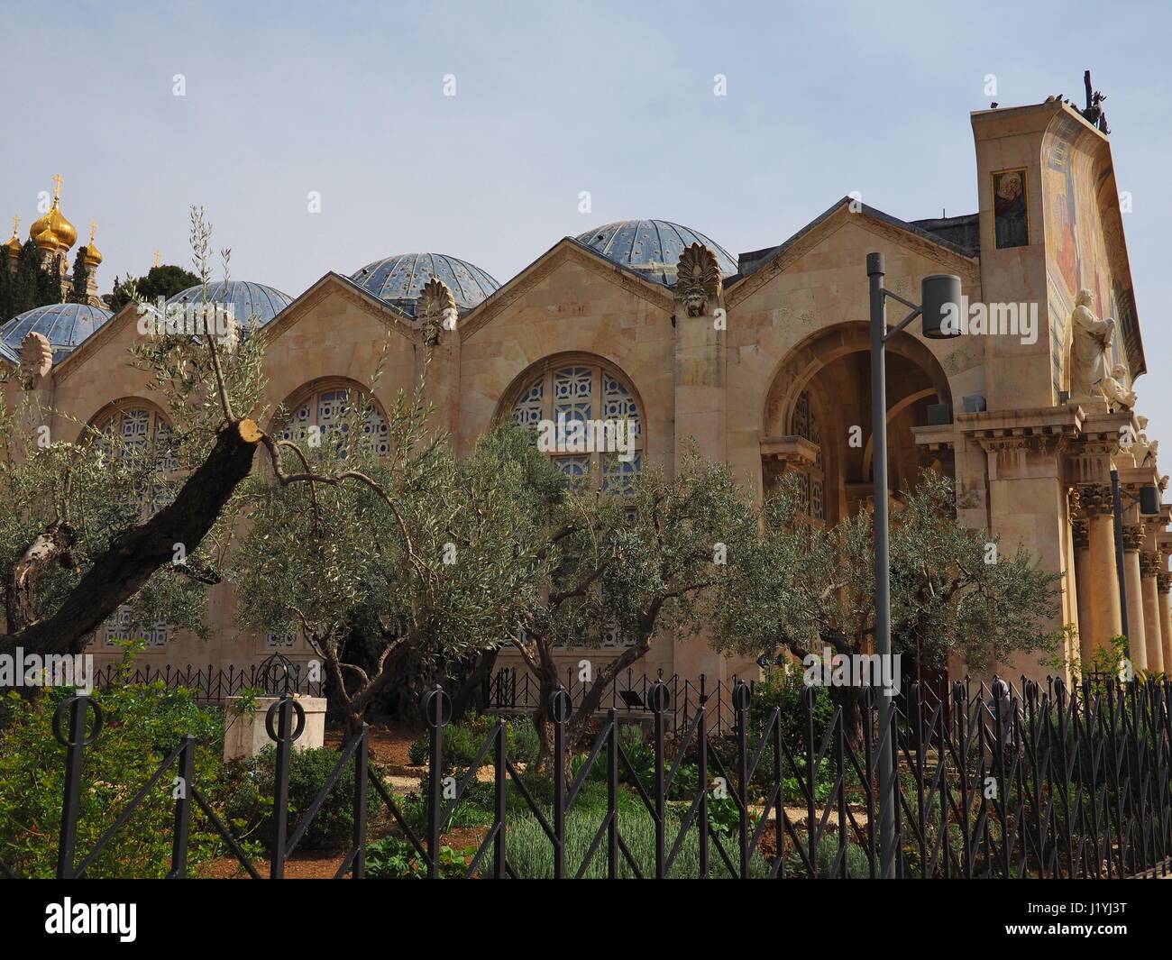 Getsemani - Chiesa di tutte le nazioni - Gerusalemme Foto Stock