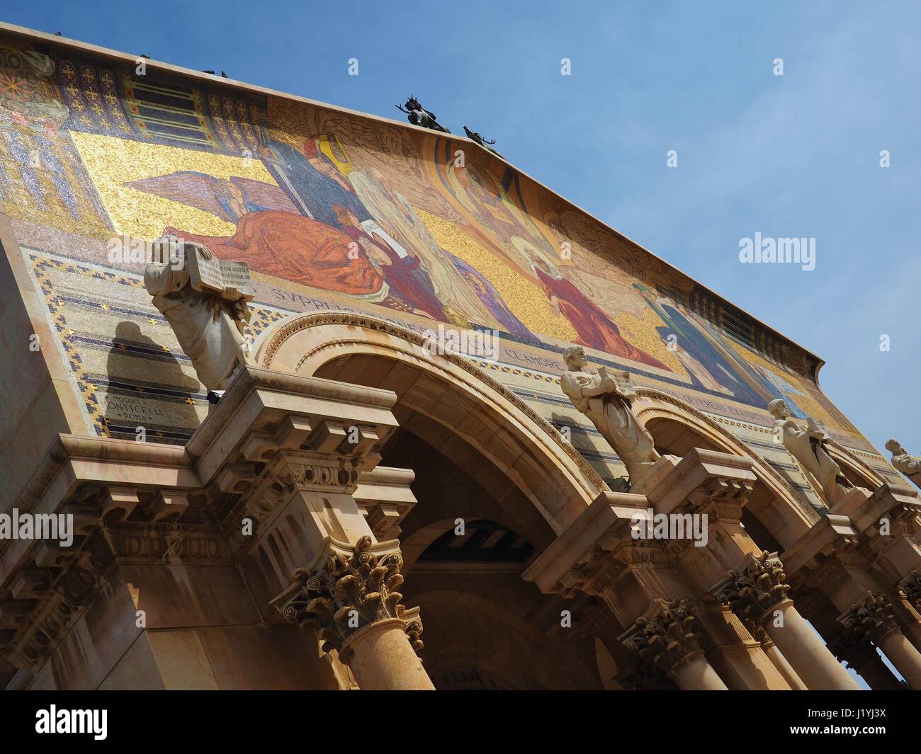 Getsemani - Chiesa di tutte le nazioni - Gerusalemme Foto Stock