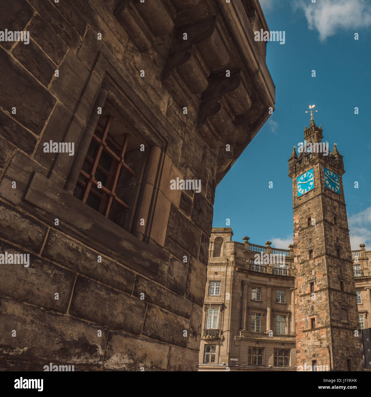 Tolbooth Steeple, Glasgow. Foto Stock