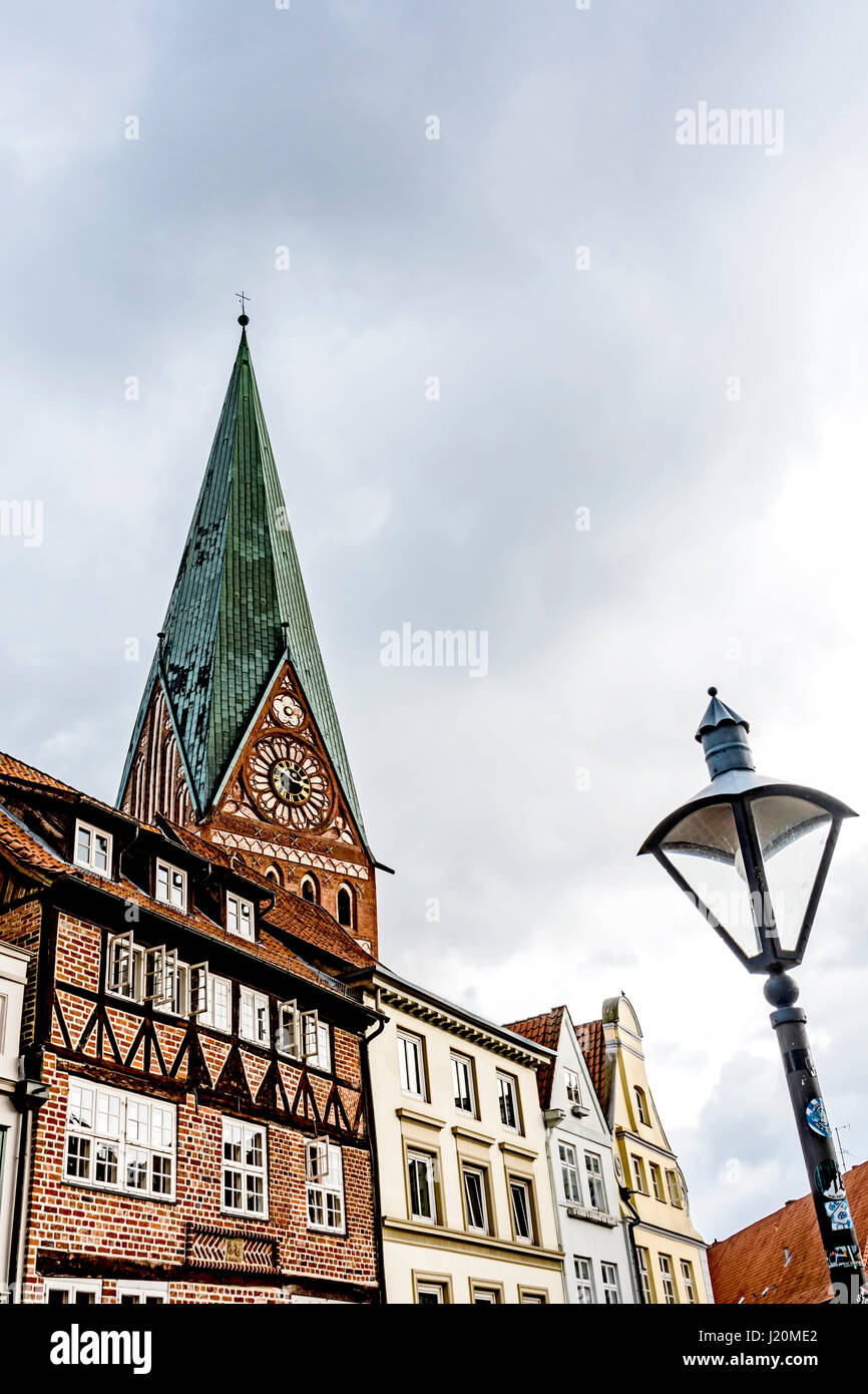 Lüneburg, S. Johannis Kirche; Lueneburg, Chiesa di San Giovanni Foto Stock