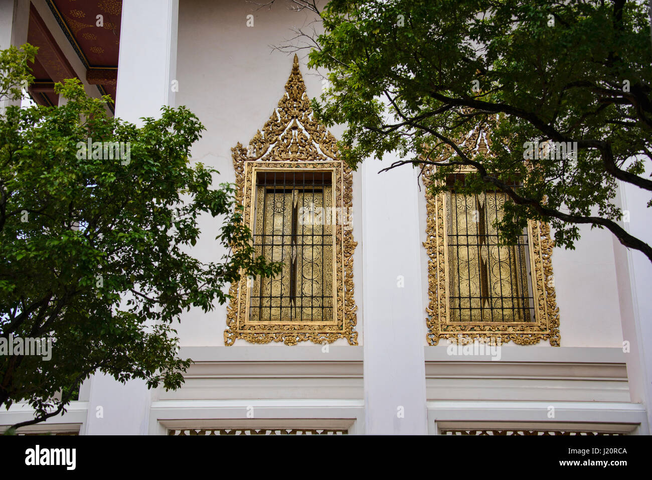 Wat Sommanat in Nang Loeng a Bangkok, in Thailandia Foto Stock