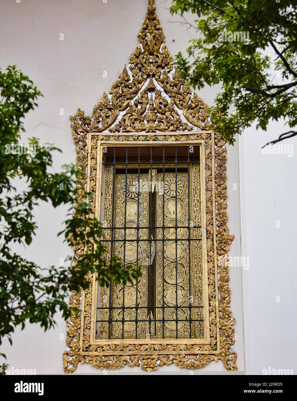 Wat Sommanat in Nang Loeng a Bangkok, in Thailandia Foto Stock