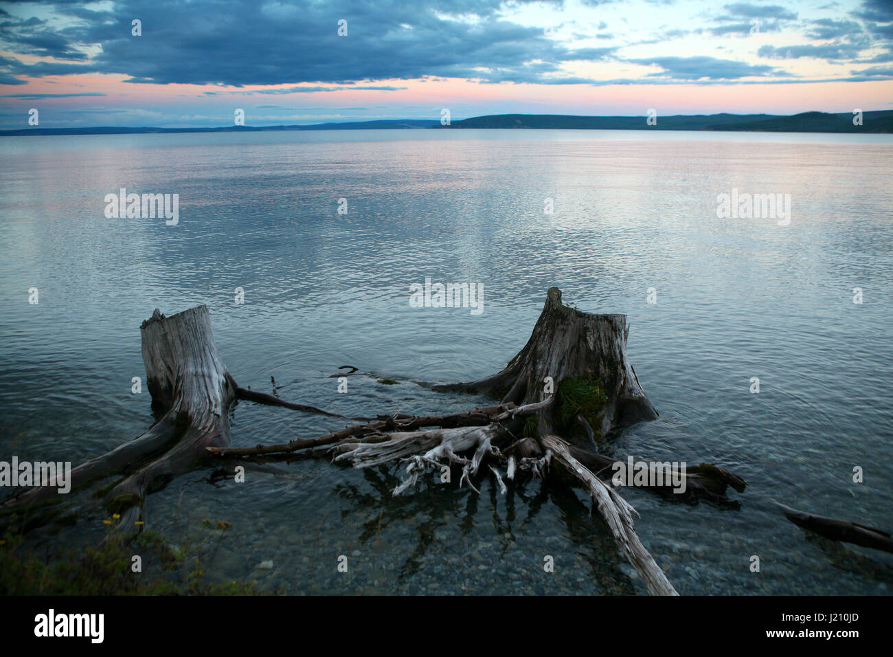 Lago Khovsgol Foto Stock