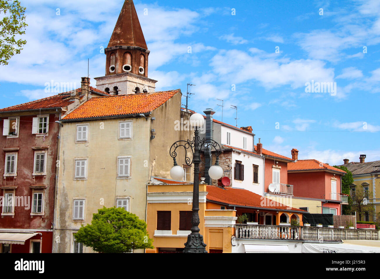 Zadar storica città vecchia Croazia Foto Stock