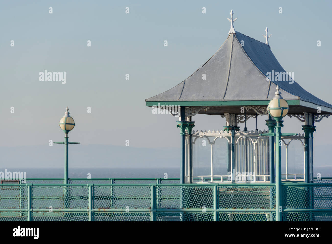 Clevedon Pier, North Somerset, Inghilterra, Regno Unito Foto Stock