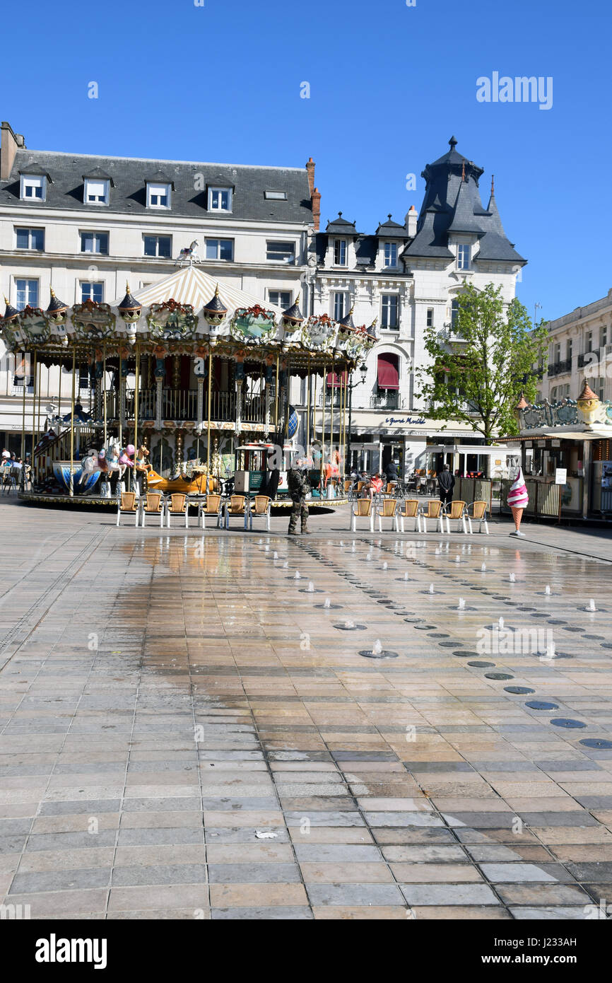 Orleans, Valle della Loira, Francia Foto Stock