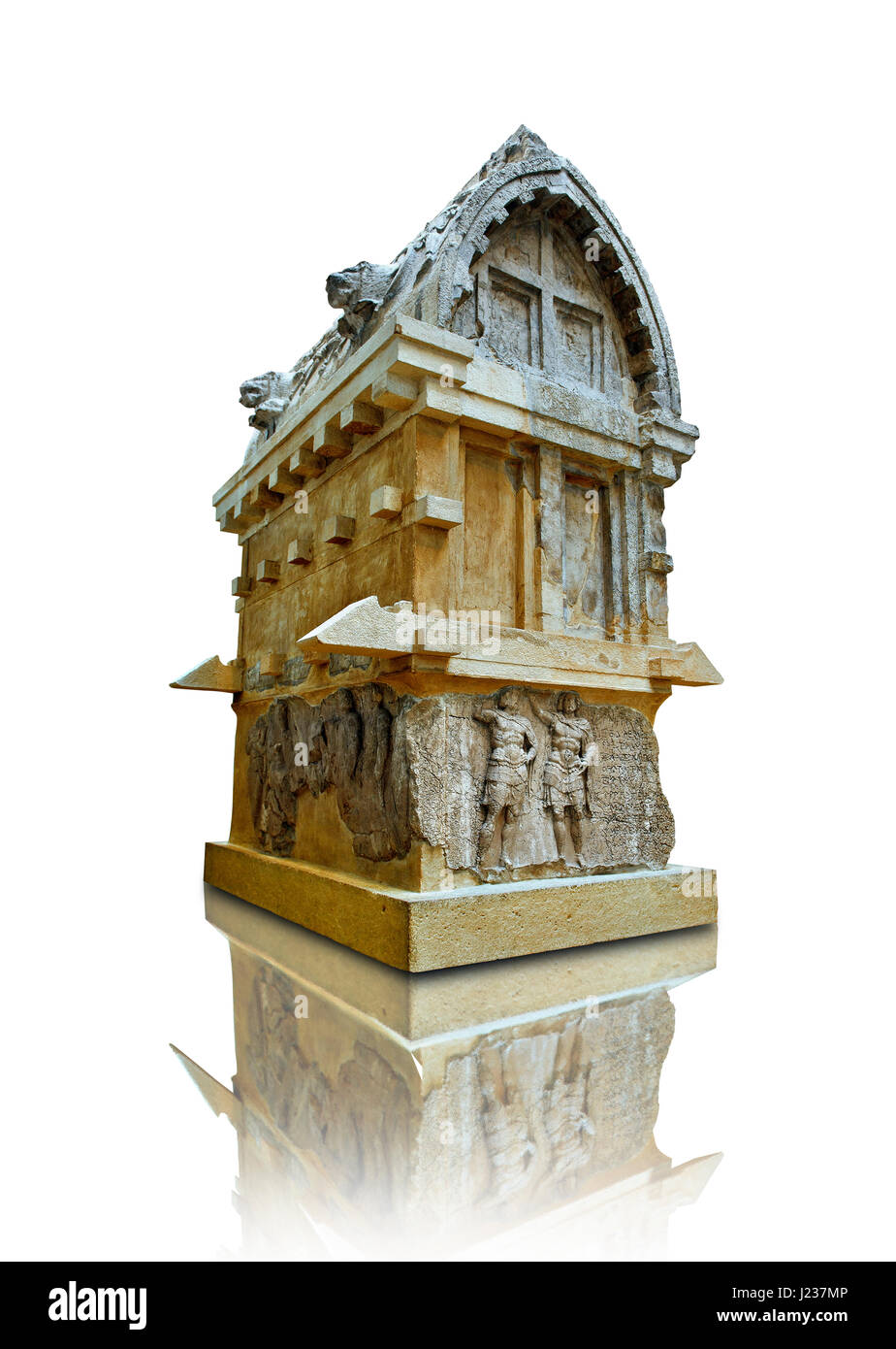 La Tomba di Payava ( 360 B.C), un tipico arco gotico doppia sagomata con volta a botte tomba del montante. Da una lapide sulla tomba Payava era un righello unde Foto Stock