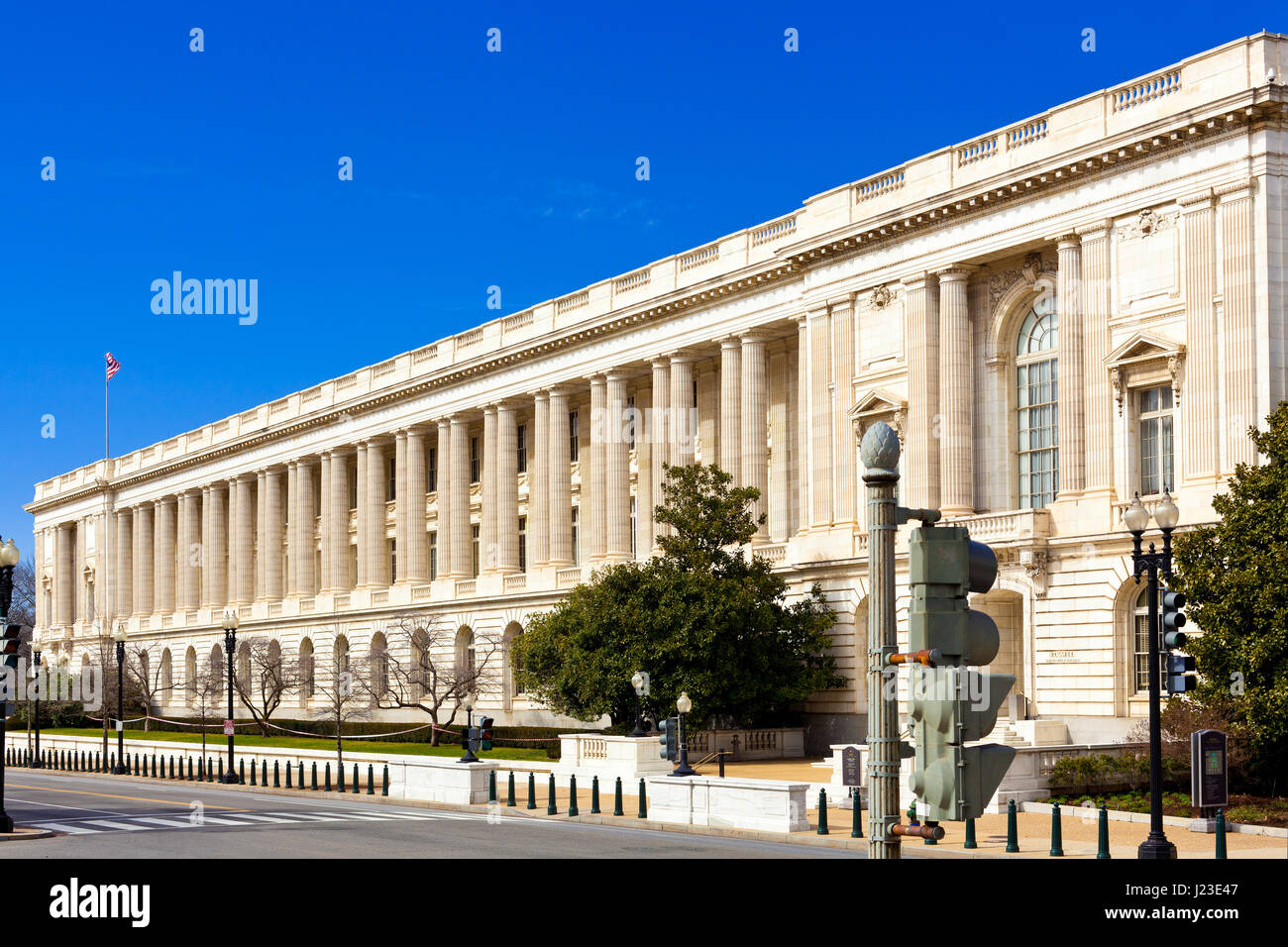 Russell Senato Edificio per uffici, Washington DC, Stati Uniti d'America Foto Stock