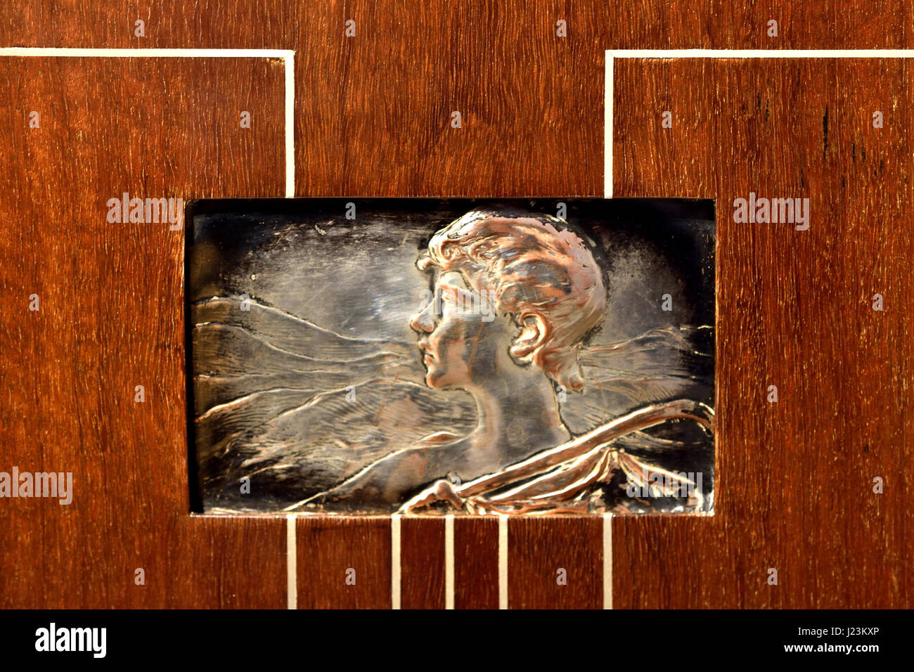 Display a specchio caso da un ladies room 1903 - 1905 Design Hans Christiansen (deutsch, 1866 - 1945) il tedesco in Germania Foto Stock