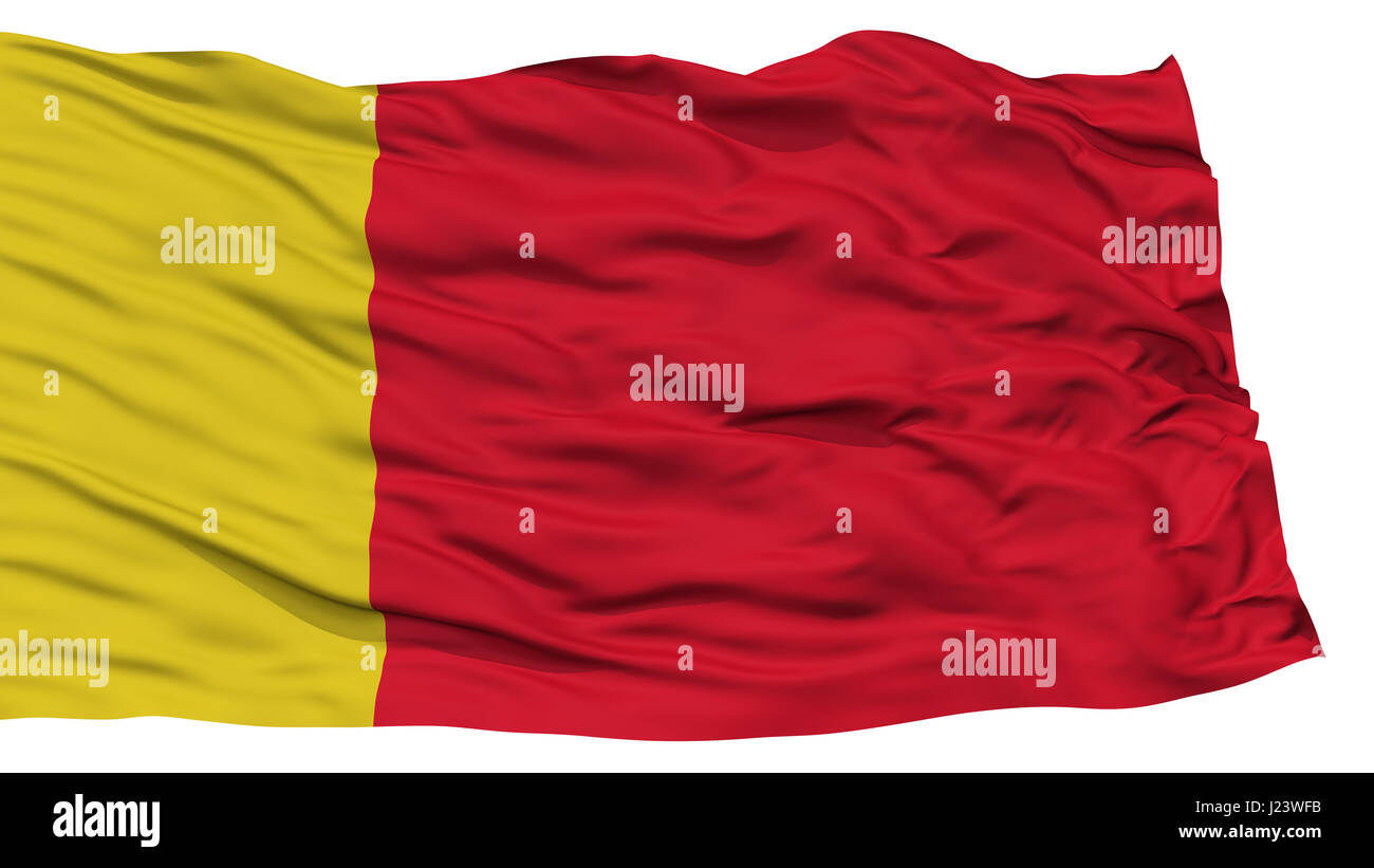 Isolate città di Moroni Bandiera Foto Stock