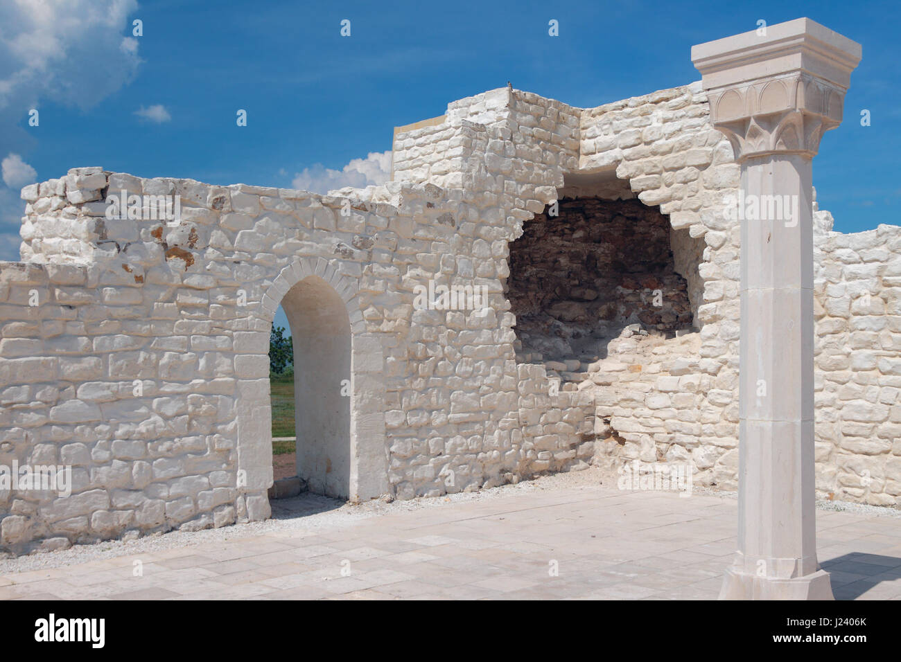 Rovine della Cattedrale moschea. Bulgar, Russia; 03-07-2016 Foto Stock