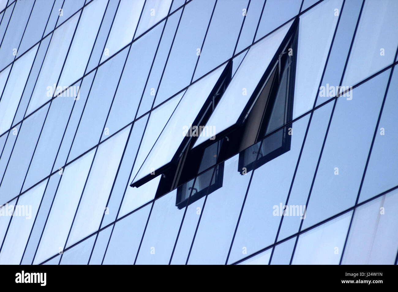 Edificio per uffici di windows Foto Stock