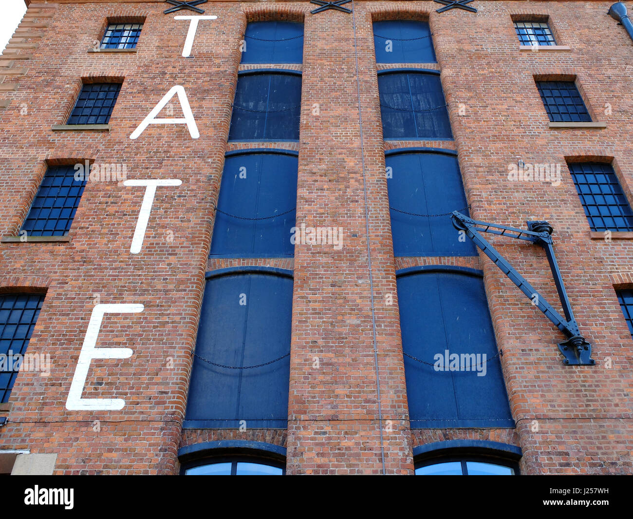 Esterno della Tate Liverpool. Foto Stock
