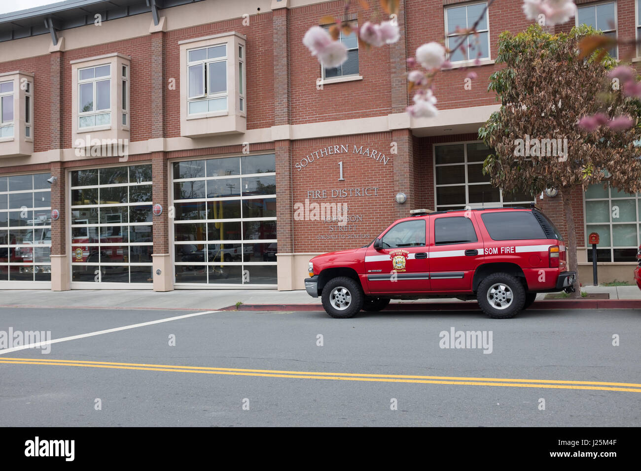 Southern Marin Fire District Headquarters Foto Stock