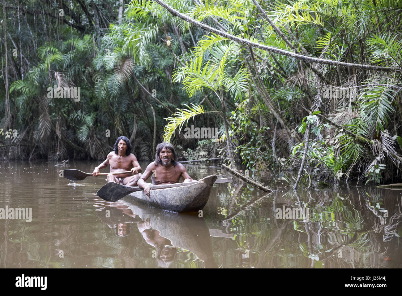 Huaorani persone Foto Stock