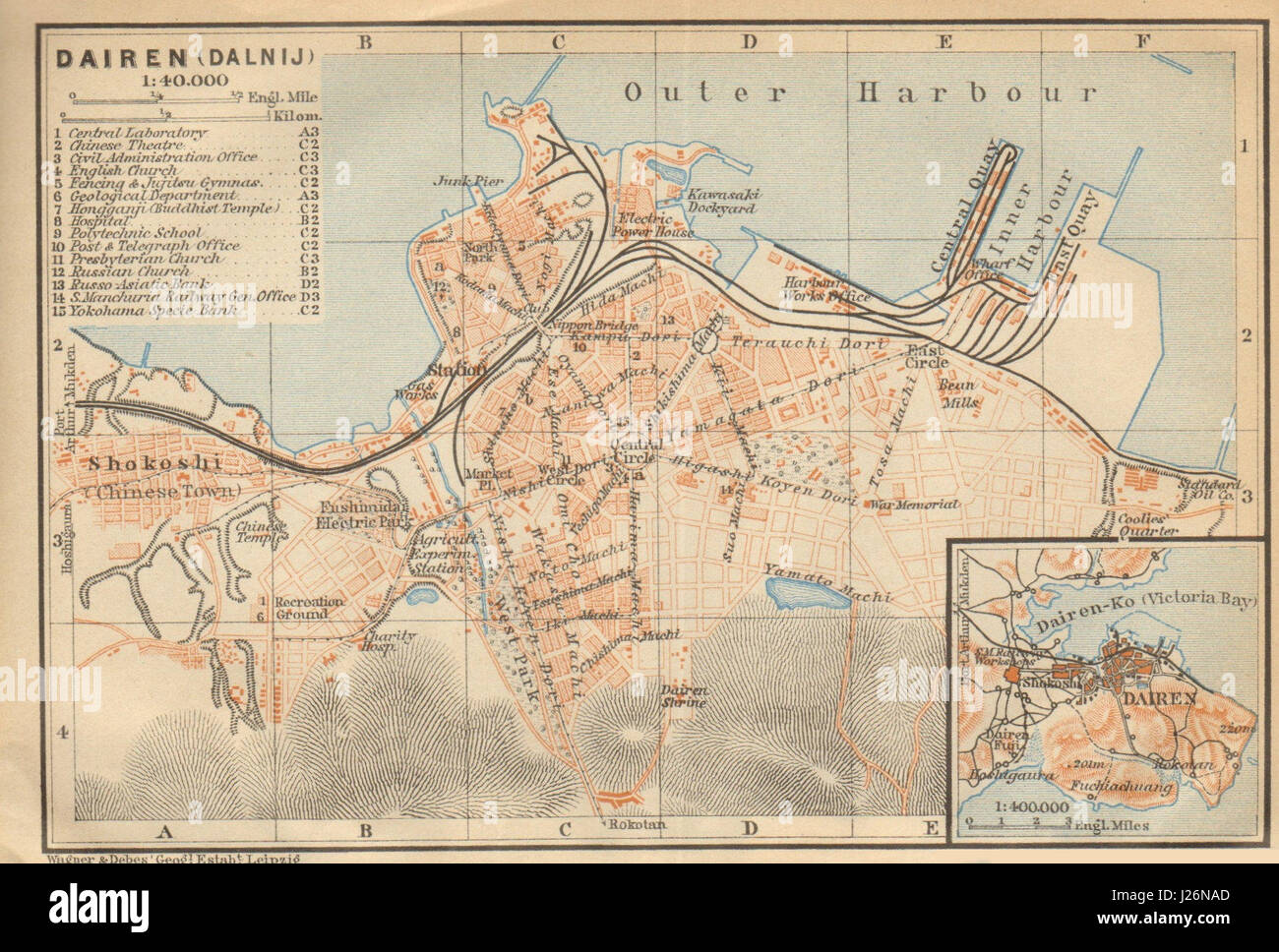 Mappa di dalian immagini e fotografie stock ad alta risoluzione - Alamy