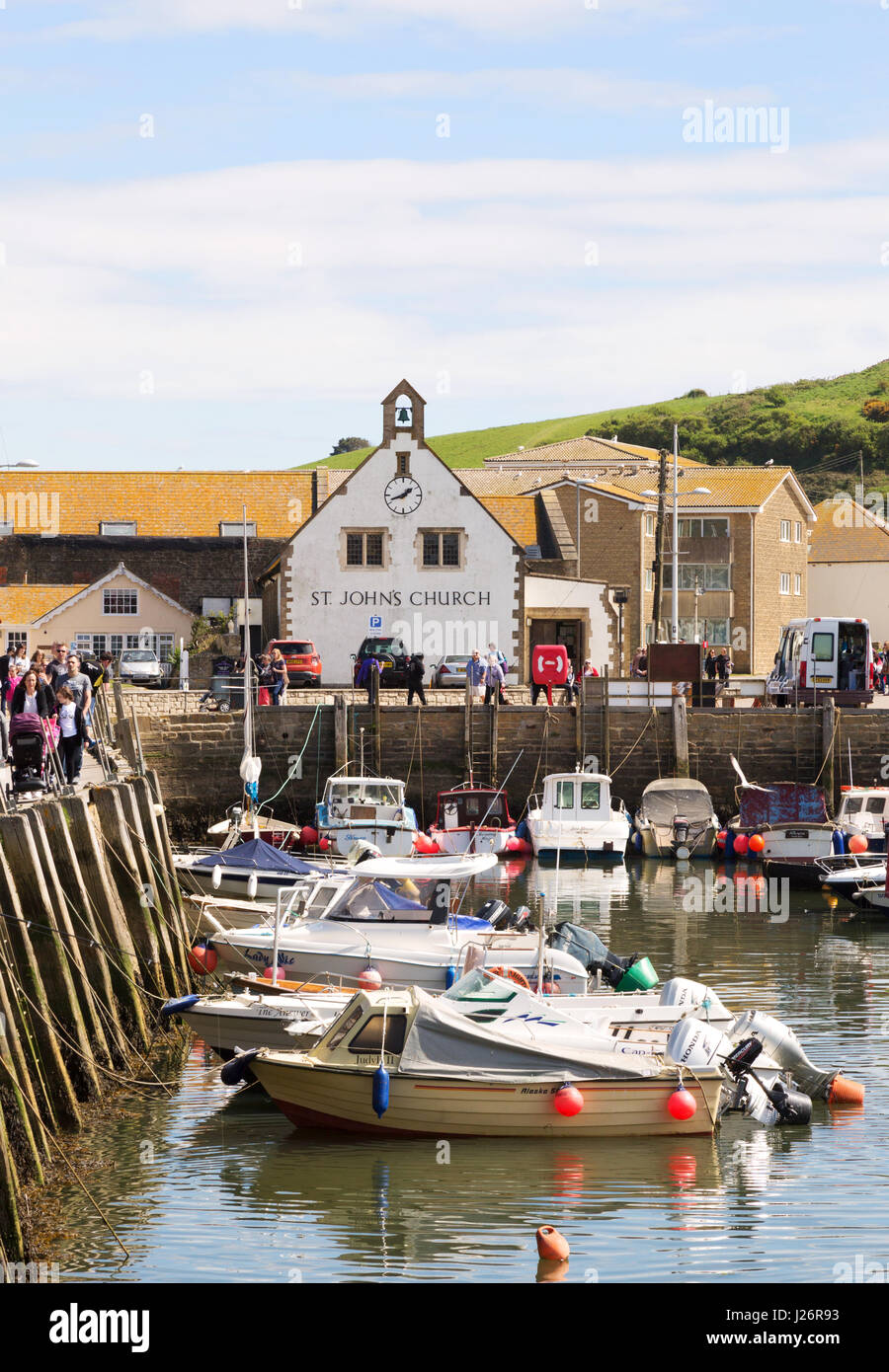 Il Porto West Bay Dorset Regno Unito Foto Stock