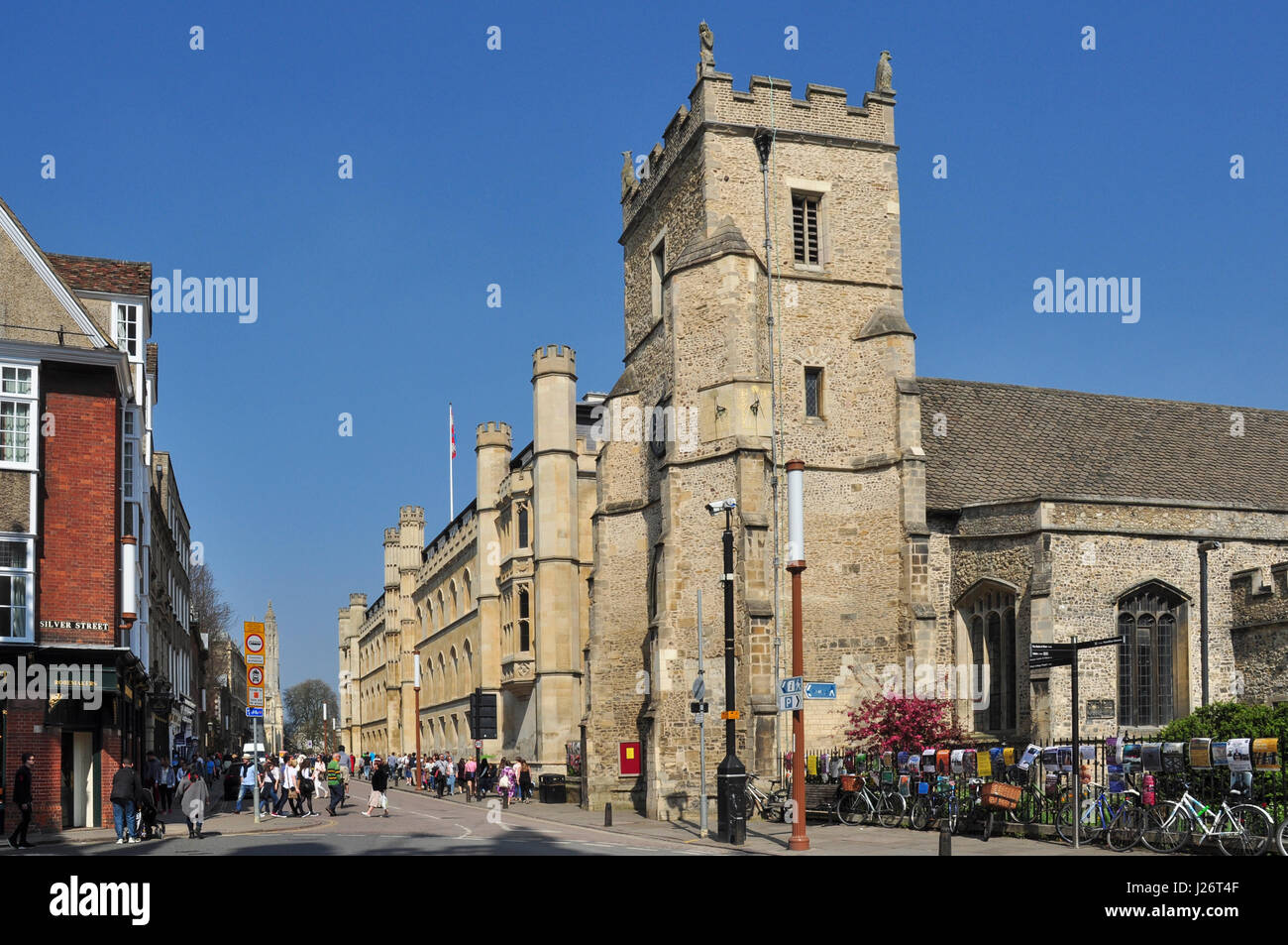 St Botolph's Chiesa Parrocchiale, Trumpington Street, Cambridge, Inghilterra, Regno Unito Foto Stock