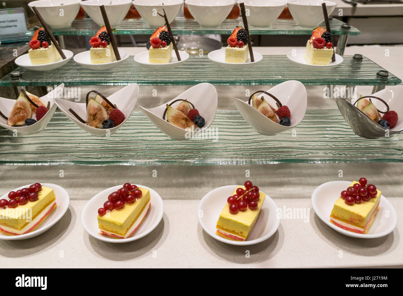 Il dessert, Millenium Hilton Bangkok, Thailandia Foto Stock