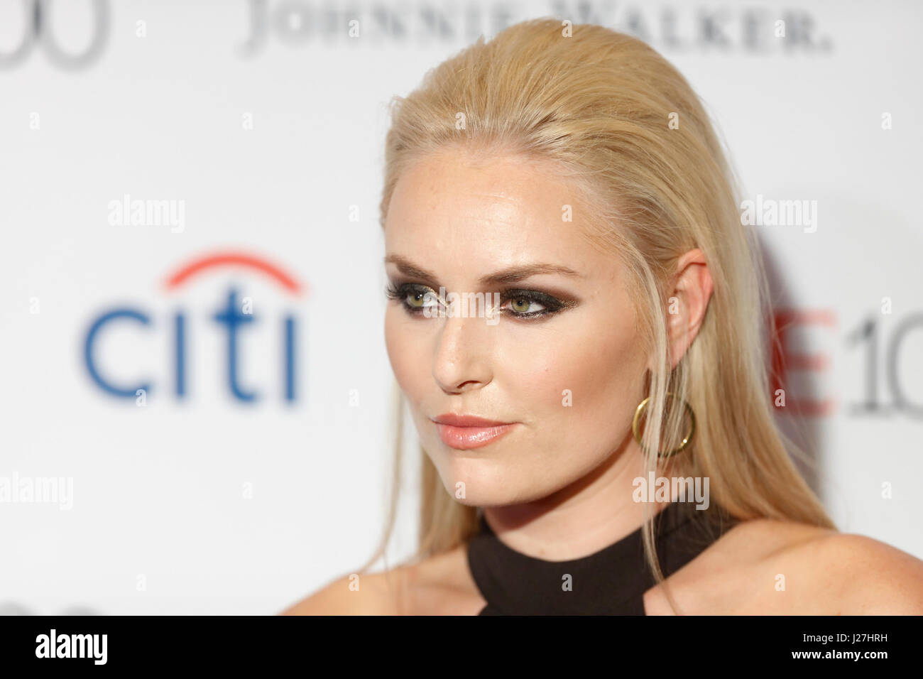 New York, Stati Uniti d'America. Xxv Aprile, 2017. Lindsey Vonn assiste il 2017 100 Tempo di gala al Jazz al Lincoln Center il 25 aprile 2017 a New York City. Credito: la foto di accesso/Alamy Live News Foto Stock