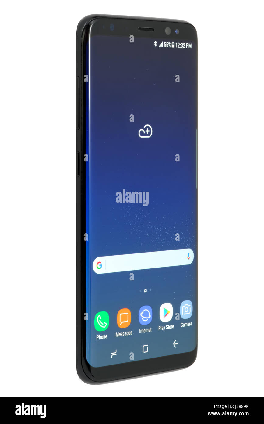 Samsung galaxy s8 Immagini senza sfondo e Foto Stock ritagliate - Alamy