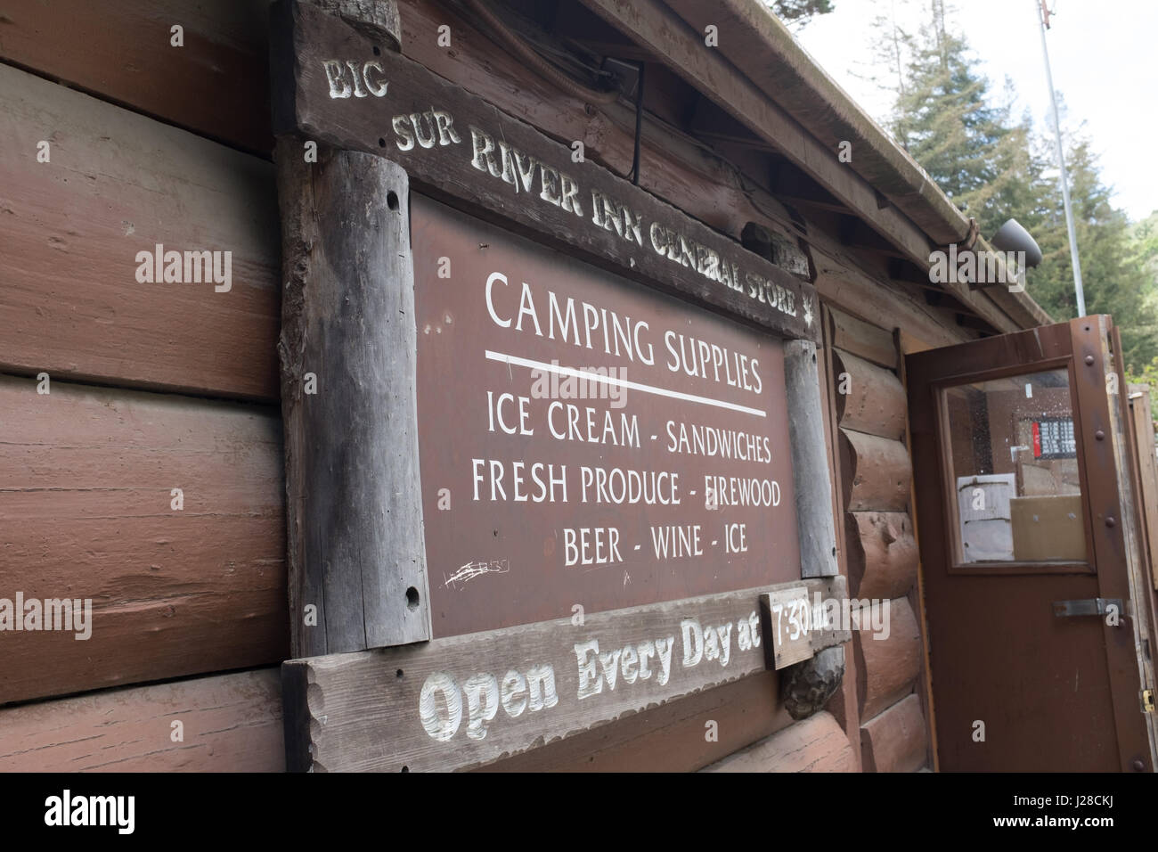 Fiume Inn, Big Sur, California Foto Stock