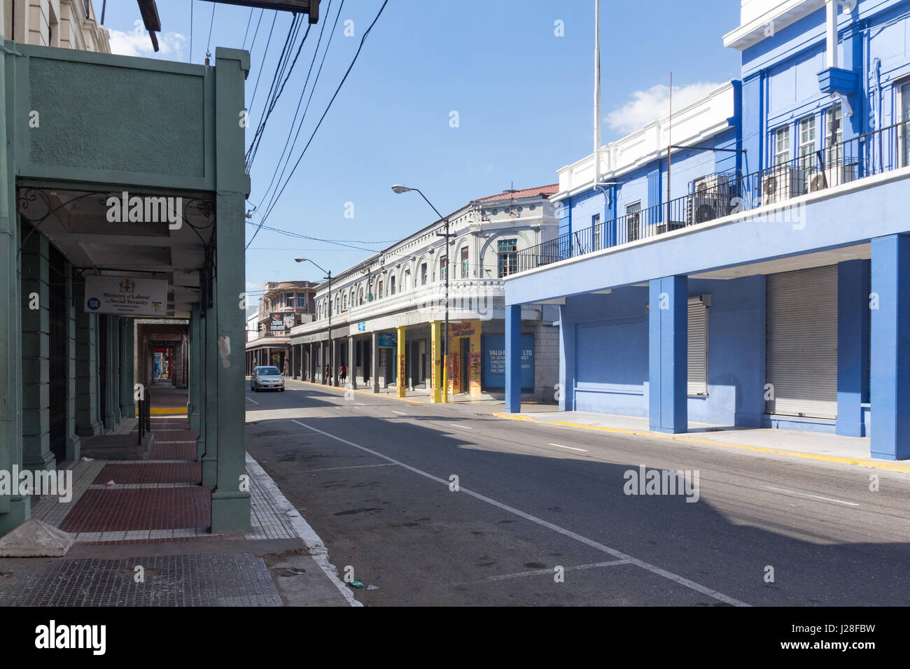 Giamaica, Kingston, strade di Kingston Foto Stock
