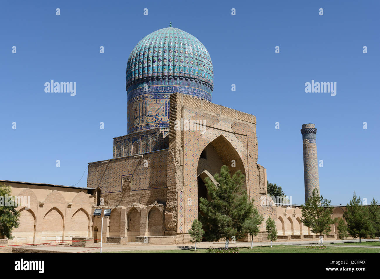 Uzbekistan, Provincia di Samarcanda, Samarcanda, Bibi Khanum Mosque Foto Stock