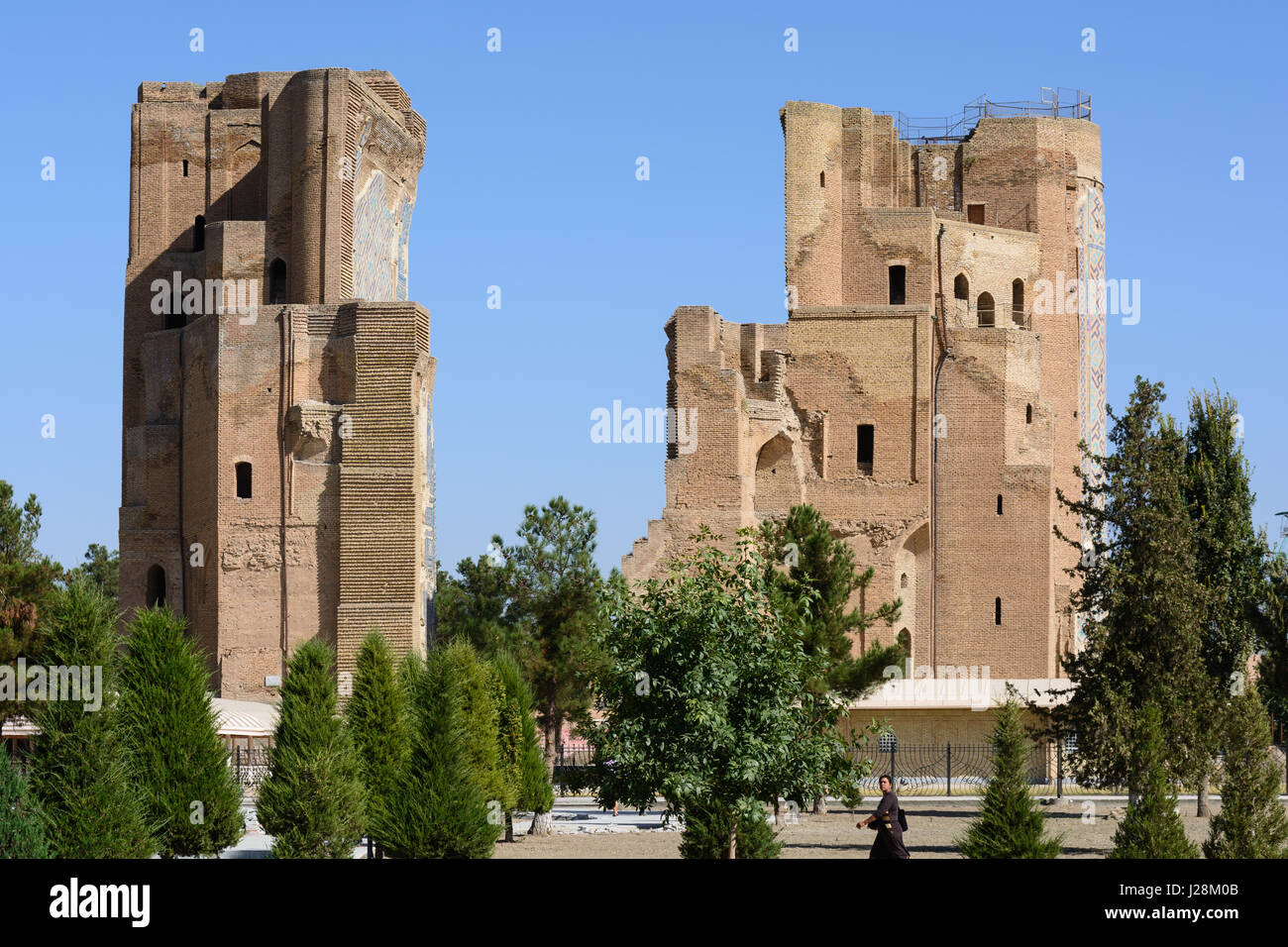 Uzbekistan, Qashqadaryo provincia, Shahrisabz, Sharisabz è il luogo di nascita di Timur Lenk. Patrimonio culturale mondiale dell UNESCO Foto Stock