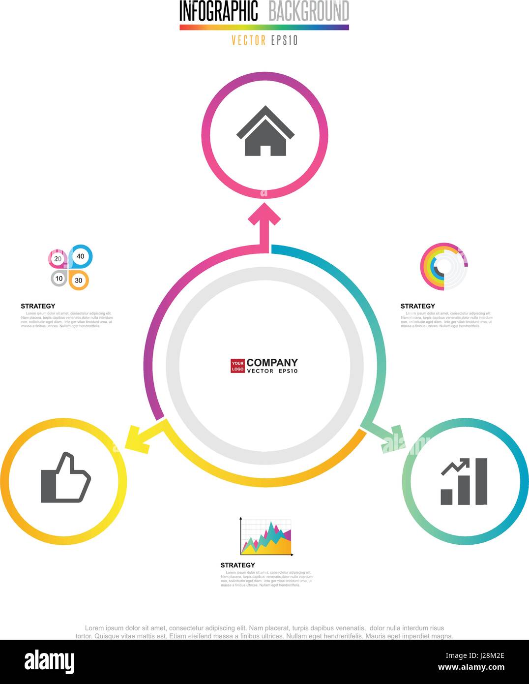 Infografico elemento di design .eps vettoriali10 Illustrazione Vettoriale