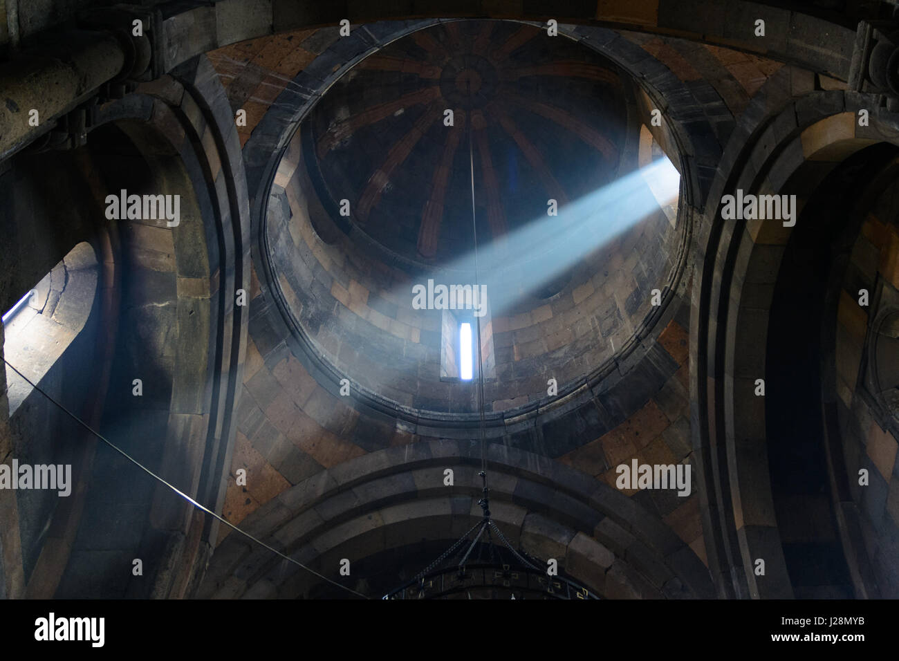 Armenia, provincia di Aragatsotn, Ohanavan, Monastero di Hovhannavank Foto Stock