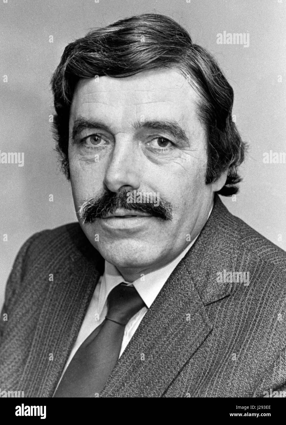 James 'Jimmy' Reid, 53, l'ex-comunisti che hanno portato il Clyde superiore dei costruttori navali di lavoro-in nel 1971. Egli ha preso il giornalismo nel 1979 e attualmente presenta "La relazione Reid', una BBC Scotland investigative serie TV. Foto Stock
