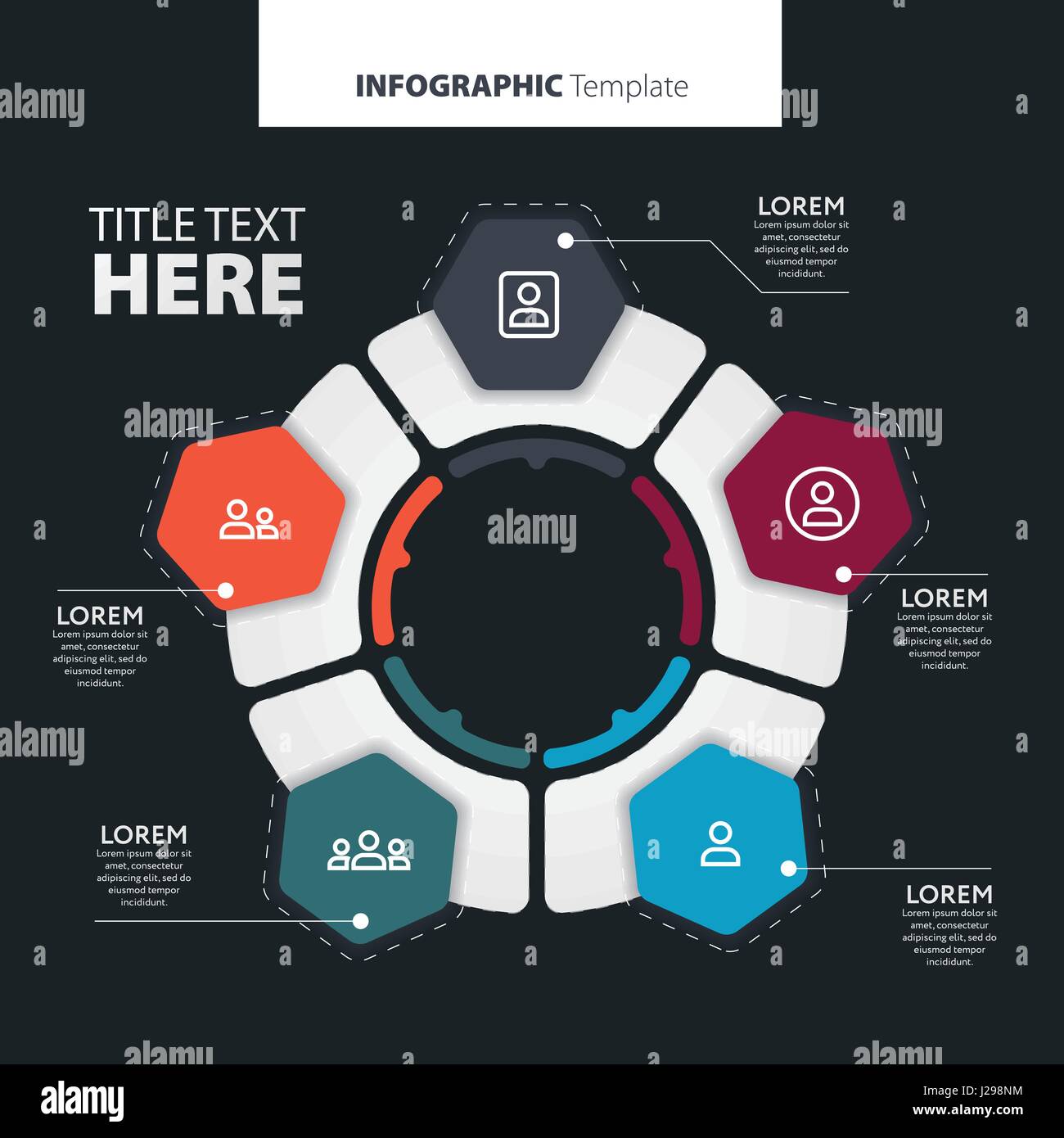 Abstract infographics opzioni del numero di modello. Illustrazione Vettoriale. Può essere utilizzato per il layout di flusso di lavoro, diagramma, business step opzioni, banner, web desig Illustrazione Vettoriale