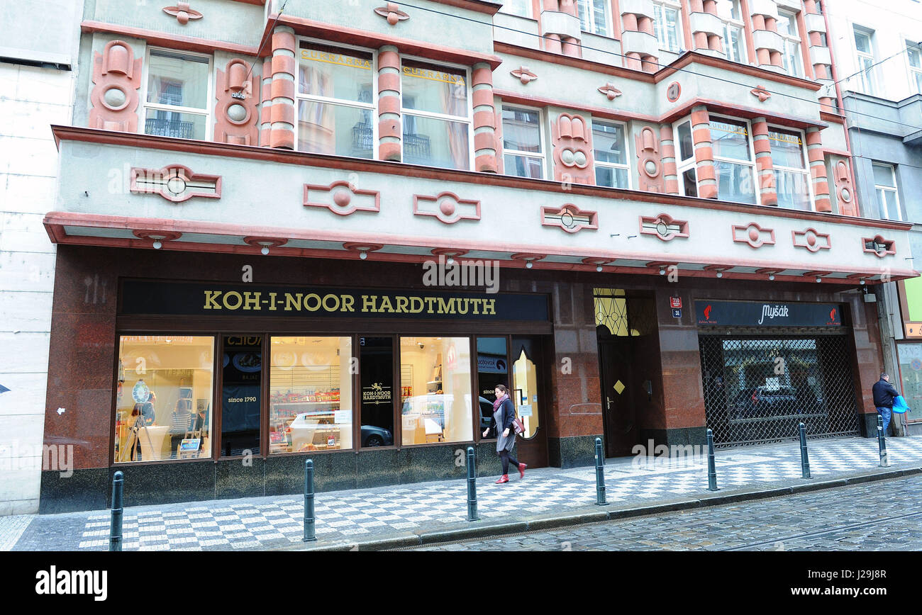 Koh-i-Noor Hardtmuth store Foto Stock