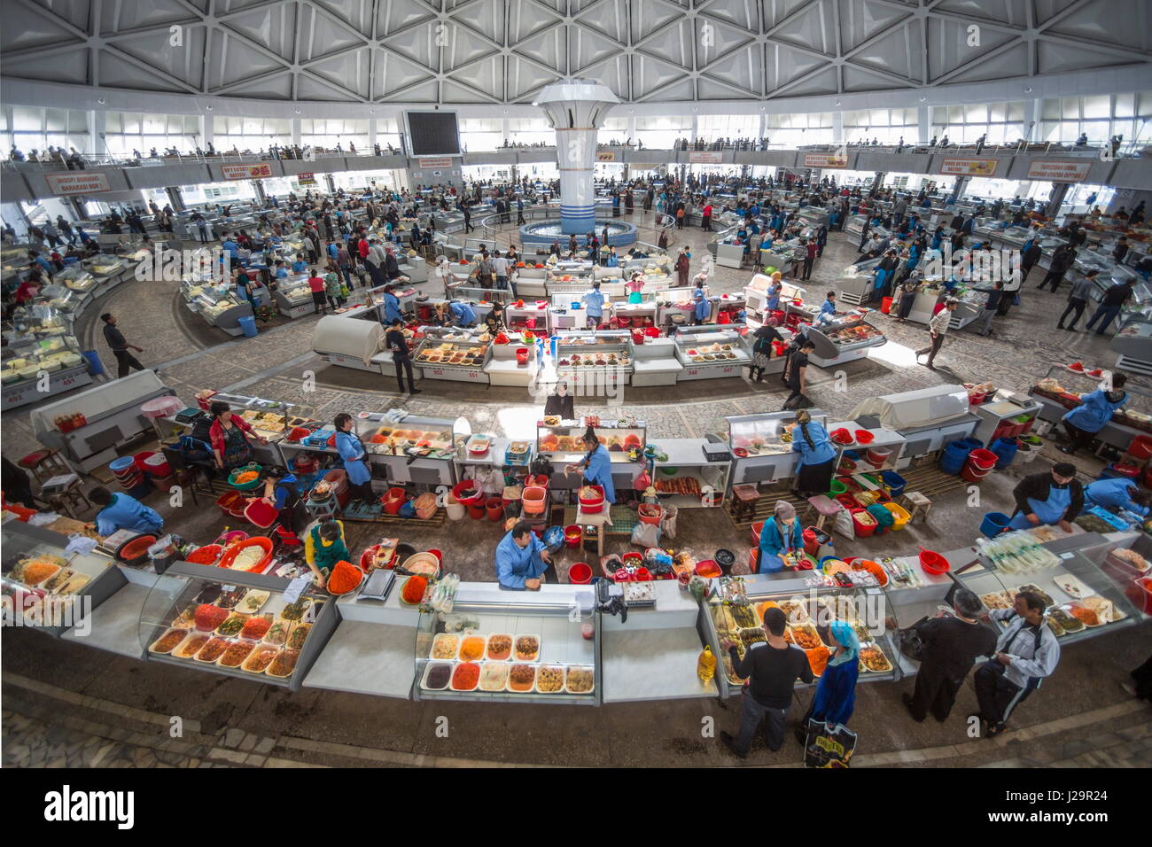 Uzbekistan Tashkent, Chorsu cupola del Mercato Foto Stock