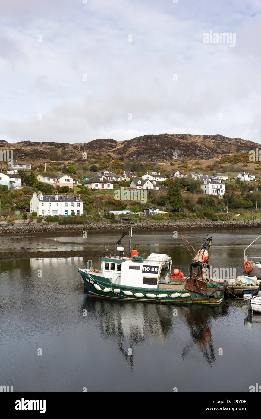 Tarbert Villaggio di Pescatori, Loch Fyne, Scotland, Regno Unito Foto Stock