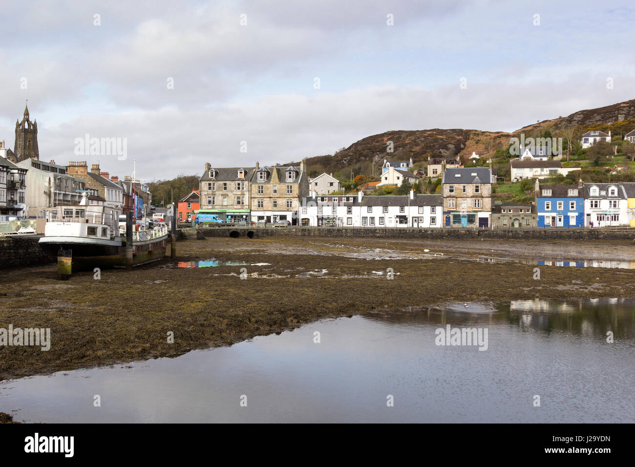 Tarbert Villaggio di Pescatori, Loch Fyne, Scotland, Regno Unito Foto Stock